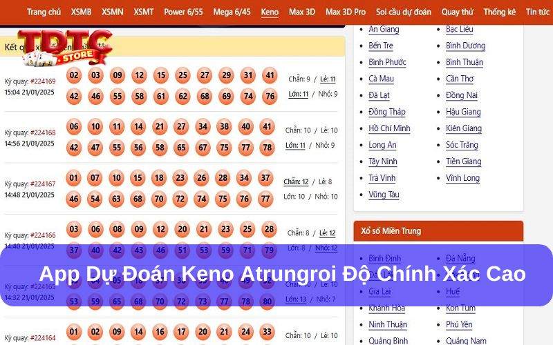 Top 3+ app dự đoán Keno độ chính xác cao được yêu thích 7 App dự đoán Keno Atrungroi độ chính xác cao