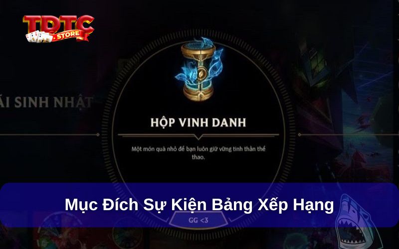 Bảng xếp hạng Thiên Đường Trò Chơi vinh danh người giỏi 5 Tìm hiểu mục đích tặng quà vinh danh
