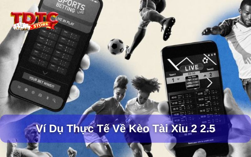 Kèo tài xỉu 2 2.5 là gì? Cách đọc, kinh nghiệm soi kèo chi tiết 8 Ví dụ về kèo tài xỉu
