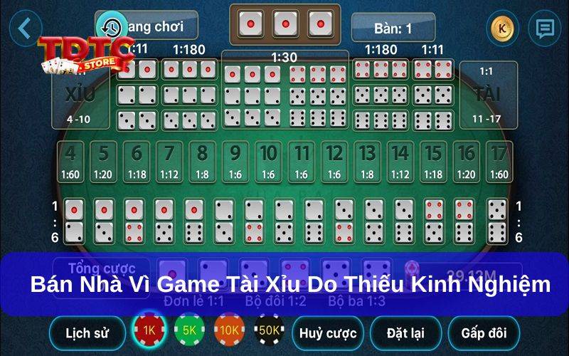 Thực hư câu chuyện bán nhà vì game tài xỉu – Kinh nghiệm 5 Chơi tài xỉu không có kinh nghiệm rất dễ thua