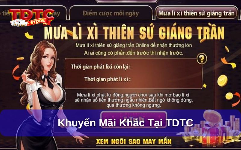 Game tài xỉu đăng ký nhận 10K - TDTC thưởng cược miễn phí 9 Các khuyến mãi khác tại sân chơi TDTC