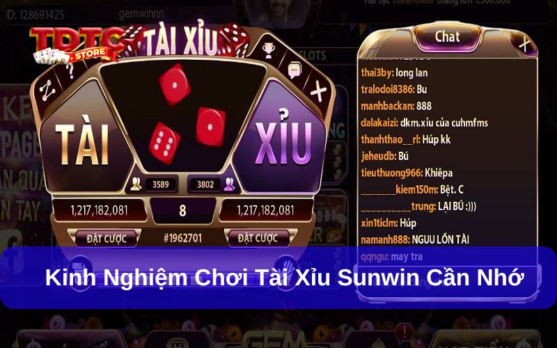 Tài xỉu Sunwin – Game đổi thưởng hấp dẫn, cách chơi đơn giản 7 Áp dụng chiến thuật để chơi tài xỉu Sunwin thành công