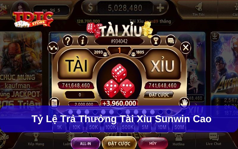 Tài xỉu Sunwin – Game đổi thưởng hấp dẫn, cách chơi đơn giản 6 Tiền thưởng khi chơi tài xỉu Sunwin nhận về khủng
