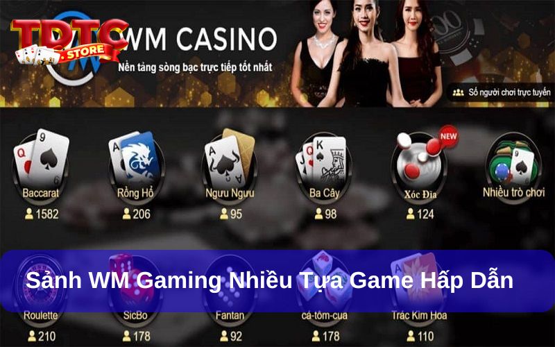 WM Gaming - Khám Phá Không Gian Giải Trí Casino Đỉnh Cao 6 WM Gaming cung cấp đa dạng trò chơi chất lượng